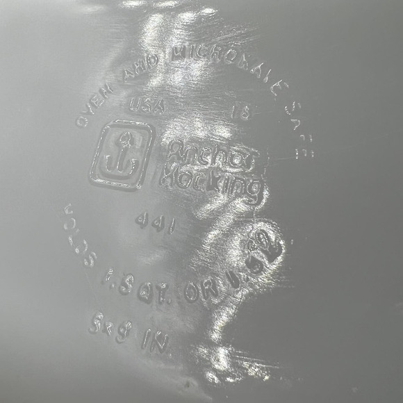 Vintage Anchor Hocking Golden Harvest 441 Rectangle Casserole Dish 5x9 Inch - Picture 3 of 9